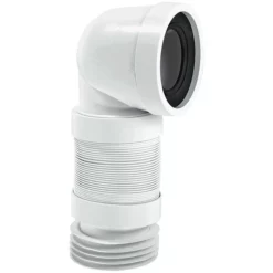 McAlpine Plumbing Product McAlpine 90 Degree Flexible WC Pan Connector