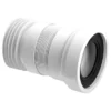 McAlpine Plumbing Product McAlpine Straight Flexible WC Pan Connector - Length 100-160mm