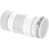 McAlpine Plumbing Product McAlpine 110mm Straight Back To Wall Flexible WC Pan Connector