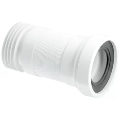 McAlpine Plumbing Product McAlpine Straight Flexible WC Pan Connector - Length 140-290mm