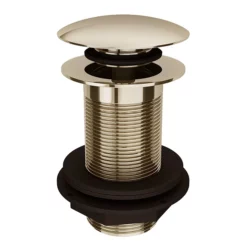 Victorian Plumbing Gold Unslotted Click Clack Basin Waste