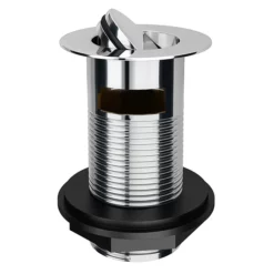 Victorian Plumbing Chrome Slotted Flip Top Basin Waste