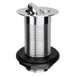 Victorian Plumbing Chrome Unslotted Flip Top Basin Waste