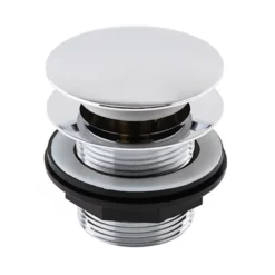 Victorian Plumbing Shallow In-Line Bath Trap Kit (Waste, Plastic Flexible Pipe + Trap)