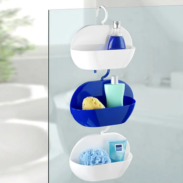 Wenko Cocktail Shower Caddy - White 1 Wenko Cocktail Shower Caddy - White