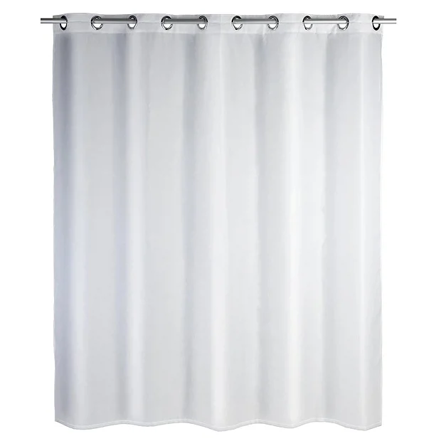 Wenko Comfort Flex White Polyester Shower Curtain - W1800 X H2000mm 2 Wenko Comfort Flex White Polyester Shower Curtain - W1800 X H2000mm - Image 2