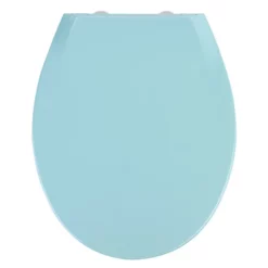 Wenko Kos Soft Close Toilet Seat - Blue