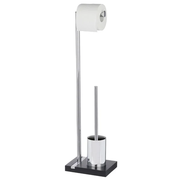 Wenko - Noble Standing WC Set - Black 1 Wenko - Noble Standing WC Set - Black