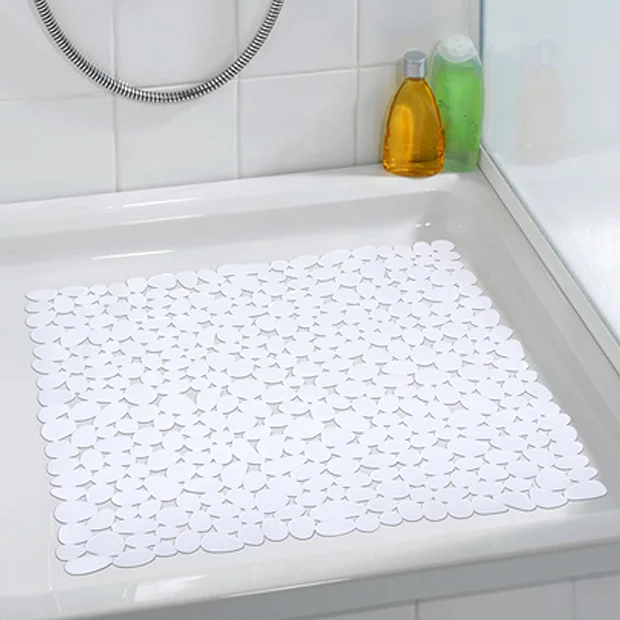 Wenko Paradise 54 X 54cm Shower Mat - White 1 Wenko Paradise 54 X 54cm Shower Mat - White