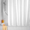 Wenko - Plain White Anti-Mold Polyester Shower Curtain - W1800 X H2000mm