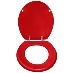 Wenko Prima MDF Toilet Seat - Bordeaux -smedbo shop wenkoprimamdftoiletseatbordeuax152201100detail1