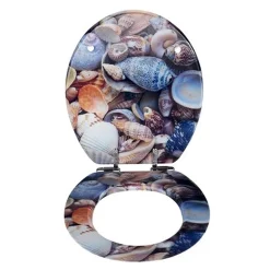 Wenko Sea Shell 3D Effect Soft Close Toilet Seat 5 Wenko Sea Shell 3D Effect Soft Close Toilet Seat -smedbo shop wenkoseashell3deffectsoftclosetoiletseatd1