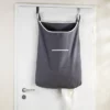 Wenko Space-Saving Laundry Bag - Dark Grey