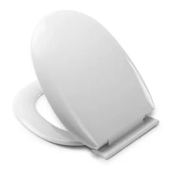 Croydex Anti-Bacterial Polypropylene Toilet Seat With Slow-Close Hinge - White -smedbo shop wl400022hai1