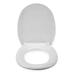 Croydex Anti-Bacterial Polypropylene Toilet Seat With Slow-Close Hinge - White -smedbo shop wl400022hai3