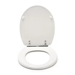 Croydex Lugano White Flexi-Fix Toilet Seat With Soft Close And Quick Release -smedbo shop wl601022h d2