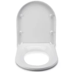Croydex Flexi-Fix Eyre D-Shape White Anti-Bacterial Toilet Seat With Soft Close And Quick Release 11 Croydex Flexi-Fix Eyre D-Shape White Anti-Bacterial Toilet Seat With Soft Close And Quick Release -smedbo shop wl601522hai4
