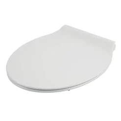Croydex Flexi-Fix Michigan White Anti-Bacterial Toilet Seat With Soft Close And Quick Release -smedbo shop wl601622h d2