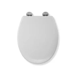 Croydex Flexi-Fix Constance White Anti-Bacterial Toilet Seat With Soft Close And Quick Release -smedbo shop wl601722hai3