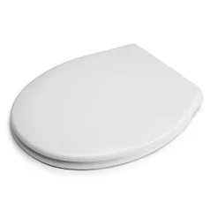 Croydex Flexi-Fix Constance White Anti-Bacterial Toilet Seat With Soft Close And Quick Release