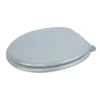 Croydex Flexi-Fix Silver Quartz Effect Anti-Bacterial Toilet Seat
