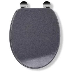 Croydex Flexi-Fix Dove Granite Effect Anti-Bacterial Toilet Seat -smedbo shop wl601931hai4