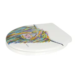Croydex Angus McCoo Flexi-Fix Toilet Seat By Steven Brown Art -smedbo shop wl604022 d3