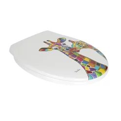 Croydex Francie & Josie Flexi-Fix Toilet Seat By Steven Brown Art -smedbo shop wl604122 d1