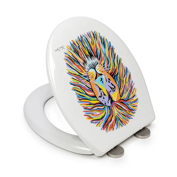 Croydex Lewis McZoo Flexi-Fix Toilet Seat By Steven Brown Art 5 Croydex Lewis McZoo Flexi-Fix Toilet Seat By Steven Brown Art - Image 5