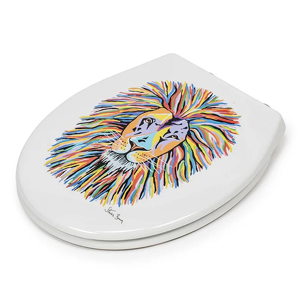 Croydex Lewis McZoo Flexi-Fix Toilet Seat By Steven Brown Art 1 Croydex Lewis McZoo Flexi-Fix Toilet Seat By Steven Brown Art