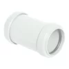 FloPlast 32mm White Push-Fit Straight Coupling