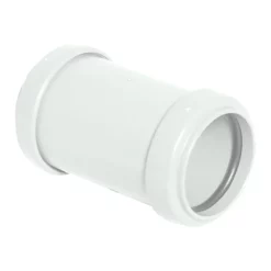 FloPlast 32mm White Push-Fit Straight Coupling