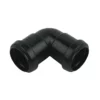 FloPlast 32mm Black Push-Fit 90° Bend