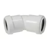 FloPlast 32mm White Push-Fit 135° Bend