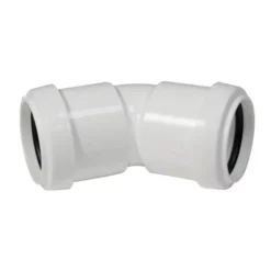 FloPlast 32mm White Push-Fit 135° Bend