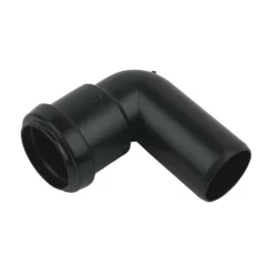 FloPlast 40mm Black Push-Fit 90° Conversion Bend