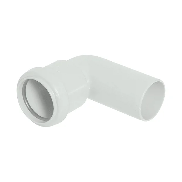FloPlast 32mm White Push-Fit 90° Conversion Bend 1 FloPlast 32mm White Push-Fit 90° Conversion Bend