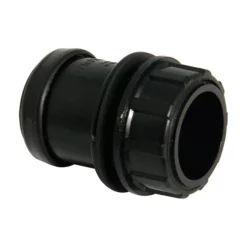 FloPlast 40mm Black Push-Fit Tank Connector