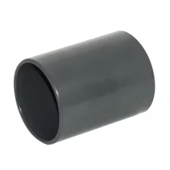 FloPlast 40mm Anthracite Grey ABS Straight Coupling