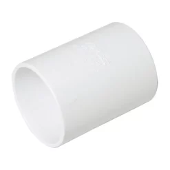 FloPlast 32mm White ABS Straight Coupling