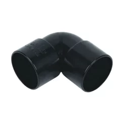 FloPlast 55mm Black ABS 90° Bend