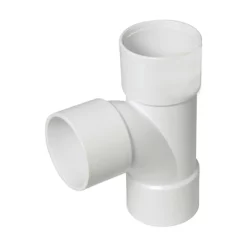 FloPlast 50mm White ABS Tee