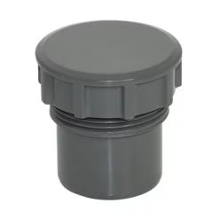 FloPlast 40mm Anthracite Grey ABS Access Plug