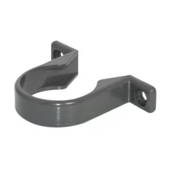 FloPlast 32mm Anthracite Grey ABS Pipe Clip