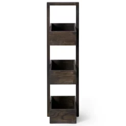 Victorian Plumbing Freestanding Wooden Storage Caddy Dark Oak -smedbo shop wscdo d2n