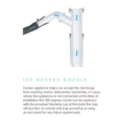 Viva Sanitary Fitting Viva 40mm Easi-Flo Bowl & Half Sink Kit