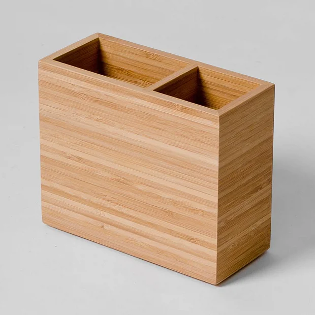 Victorian Plumbing Wooden Toothbrush Holder Bamboo 5 Victorian Plumbing Wooden Toothbrush Holder Bamboo - Image 5