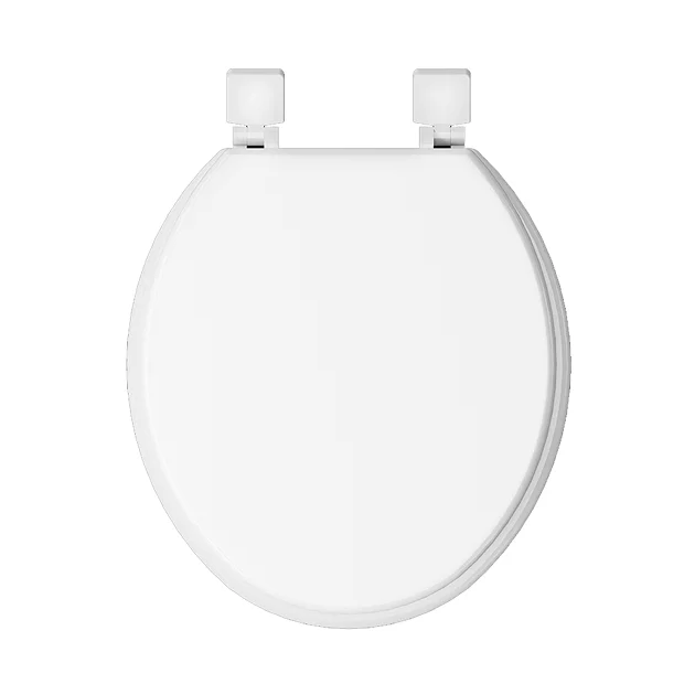 Victorian Plumbing Traditional Style White Wooden Toilet Seat 2 Victorian Plumbing Traditional Style White Wooden Toilet Seat - Image 2