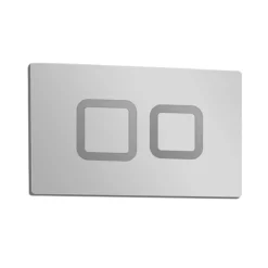 Hudson Reed Square Dual Flush Concealed WC Cistern With Wall Hung Frame