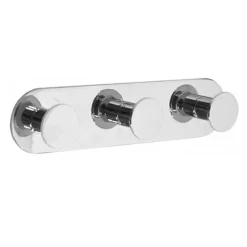 Smedbo Time Triple Towel Hook - Polished Chrome